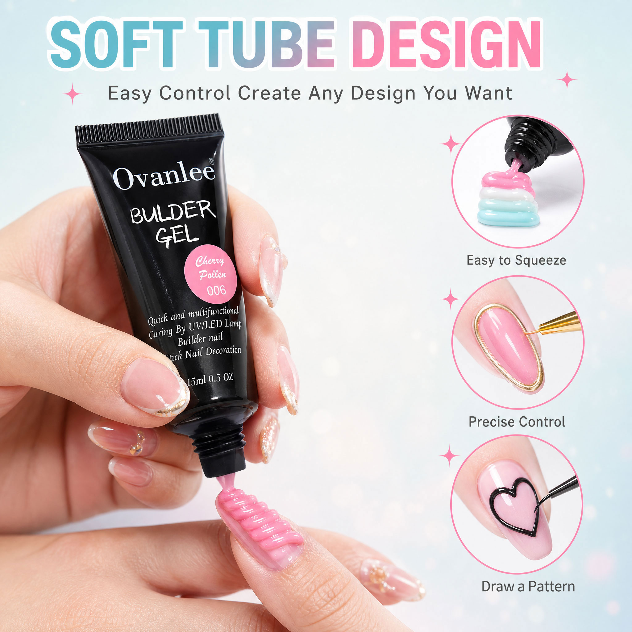 Ovanlee 12-Farben 3-in-1 Build – Nail Art Ombre Bewertung und Preis