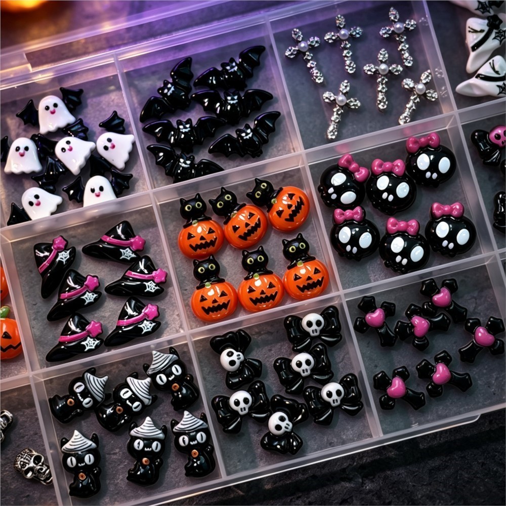 15Grid 3D Niedliche Halloween- – Nail Art Valentines Day Bewertung und Preis