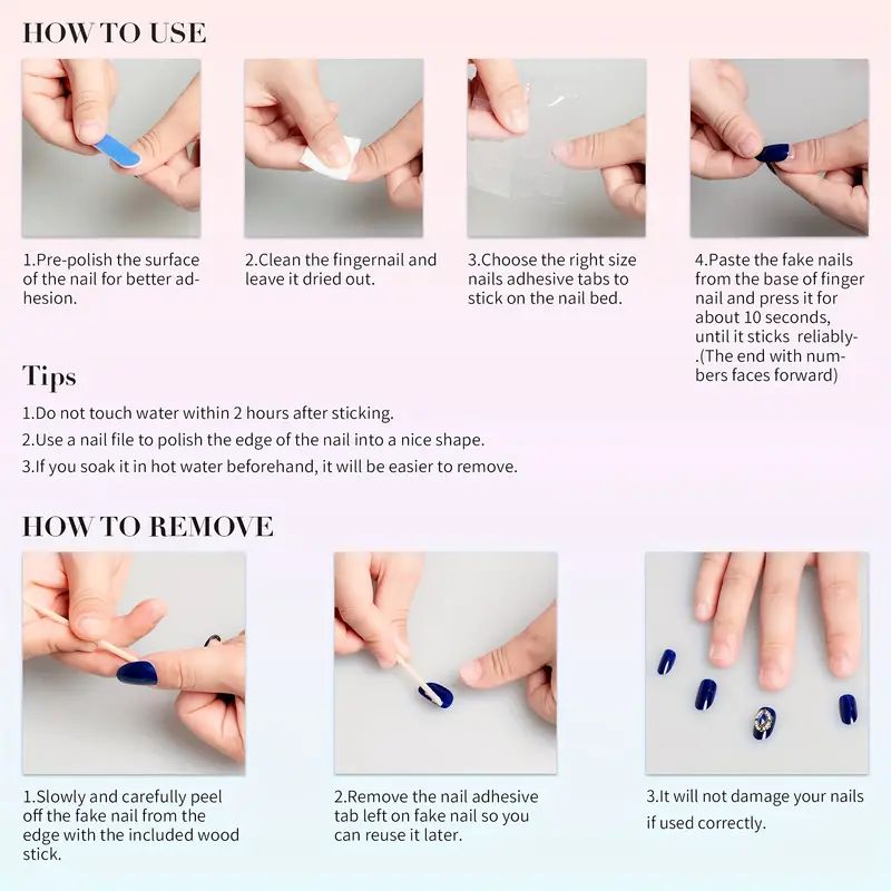 10 Stück Luxus Handgefertigte  – Nail Art Press On Bewertung und Preis