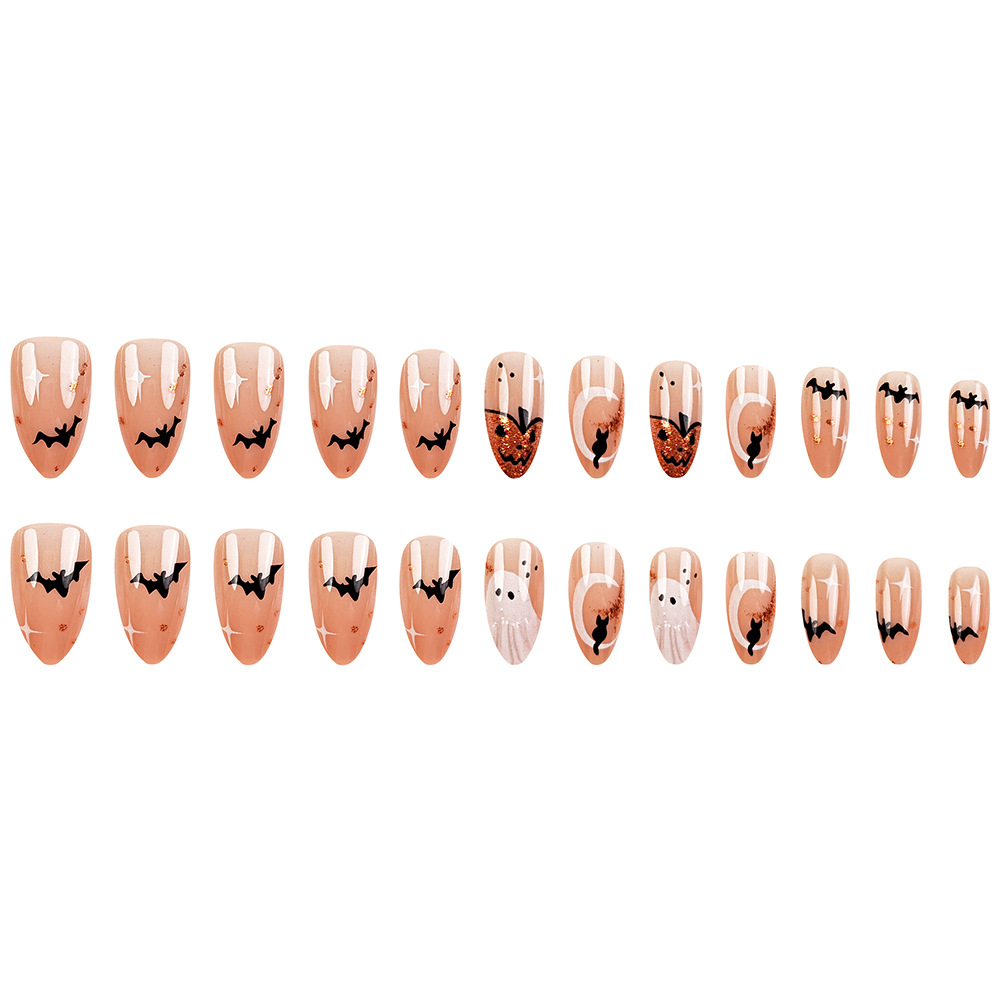 24 Stück einfache Mandel-Nägel – Nail Art Press On Bewertung und Preis