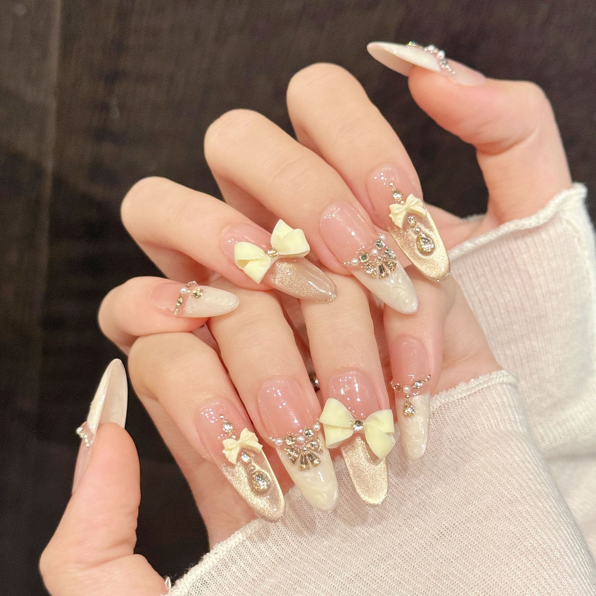 10 Stück handgemachte Nägel zu – Nail Art Press On Bewertung und Preis