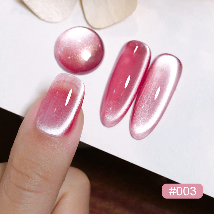 Rosa Katzenauge Gel-Nagellack  – Nail Art Valentines Day Bewertung und Preis