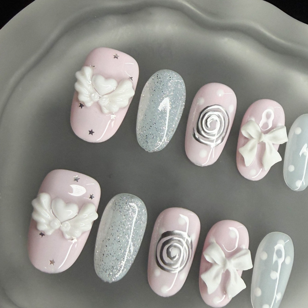Koreanische Vintage Wishcore K – Nail Art Pink Bewertung und Preis