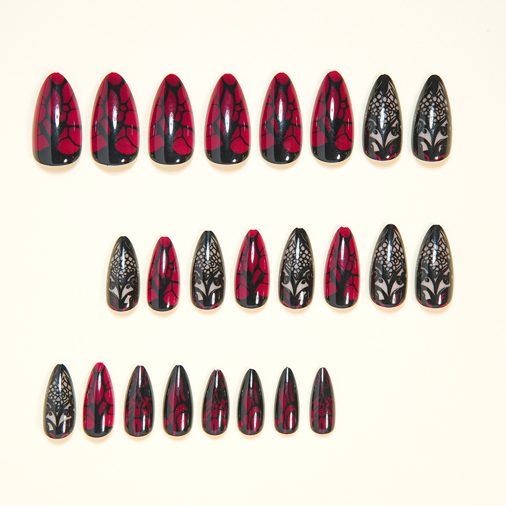 Mittellange künstliche Nägel f – Nail Art Press On Bewertung und Preis