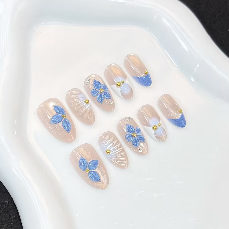 10 Stück neue, rosa, blaue und – Nail Art Pink Bewertung und Preis