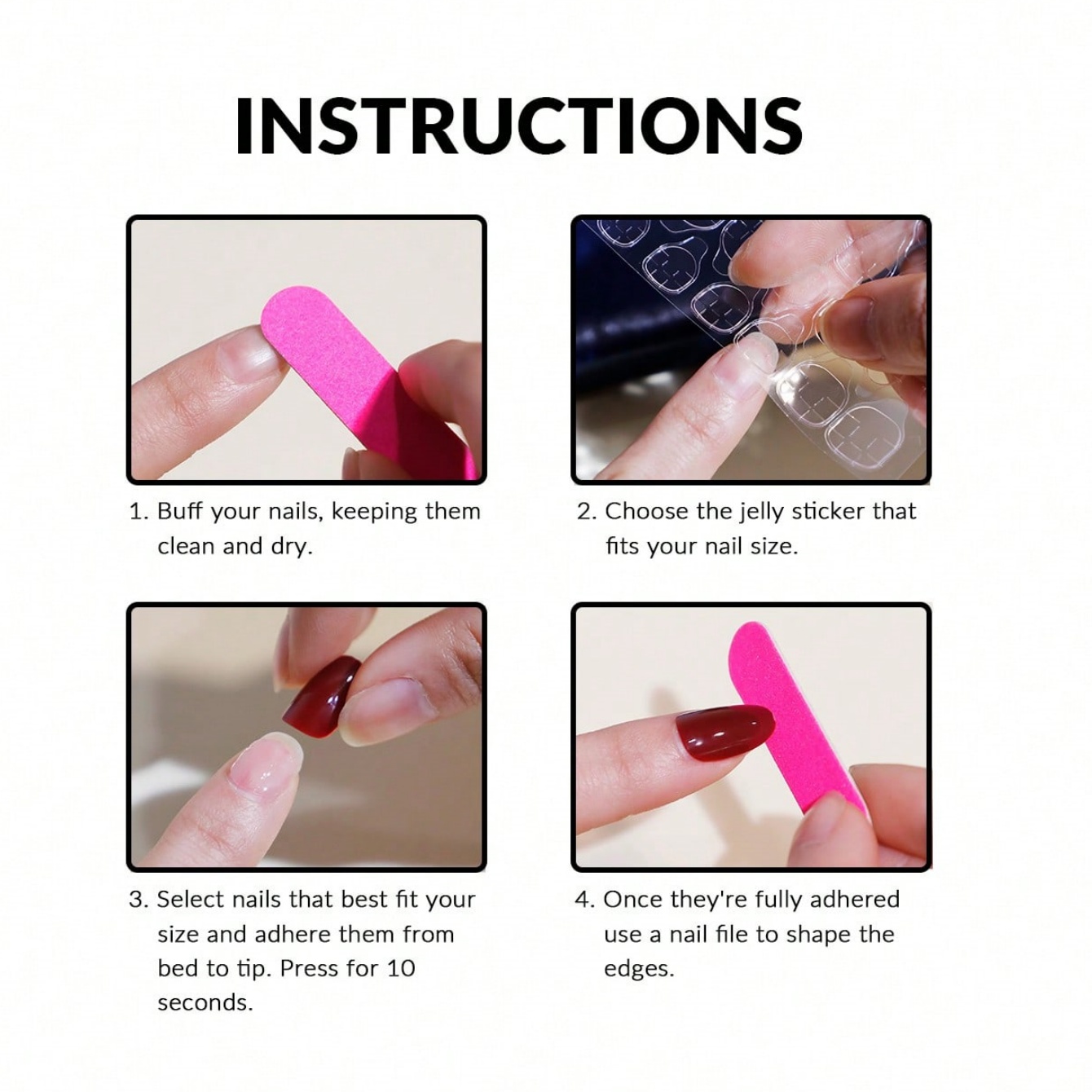 10 Stück handgefertigte Sargfö – Nail Art Press On Bewertung und Preis